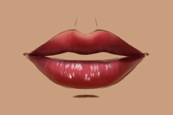 600x400 Learn To Paint Beautiful Realistic Lips In Adobe Photoshop - Realistic Lips Drawing