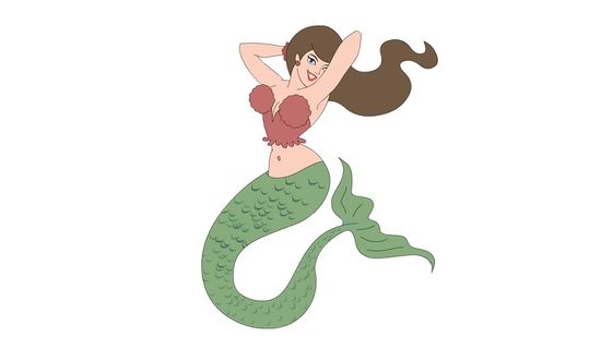 550x309 Ways To Draw Mermaids - Realistic Mermaid Drawings