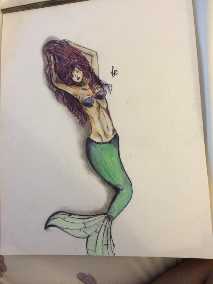 720x960 Realistic Drawings Jojofernsartwork - Realistic Mermaid Drawings