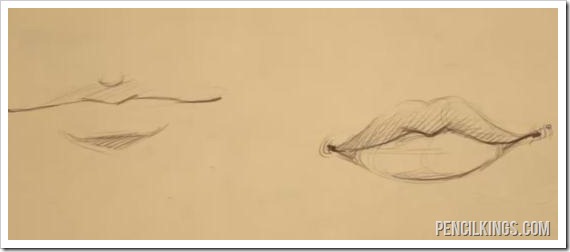 570x252 How To Draw Lips - Realistic Mouth Drawing