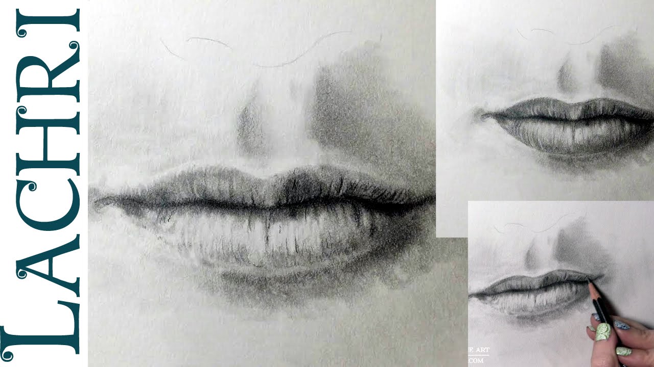 1280x720 How To Draw A Realistic Mouth - Realistic Mouth Drawing