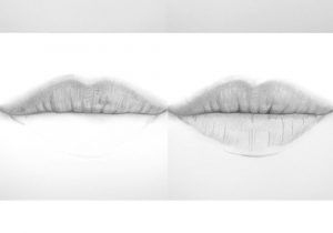 300x210 Realistic Mouth Drawing Step - Realistic Mouth Drawing