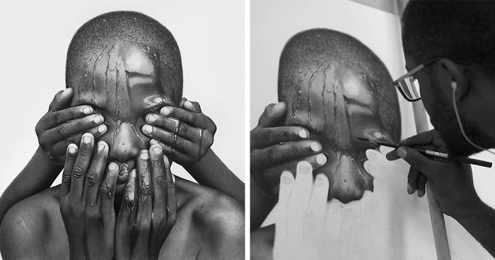 700x368 Unbelievably Realistic Pencil Drawings - Realistic Panda Drawing