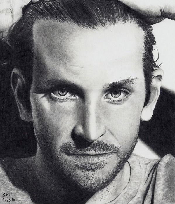 599x698 bradley cooper - Realistic Pencil Drawings