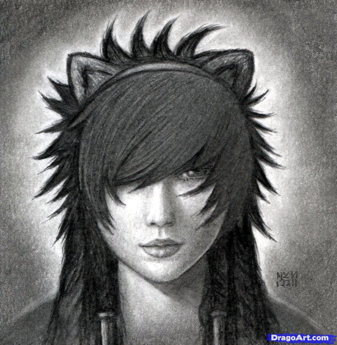 1128x1154 How To Draw Realistic Anime, Draw Real Anime, Step - Realistic Person Drawing