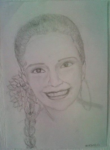 389x528 Human Realistic Drawing - Realistic Person Drawing