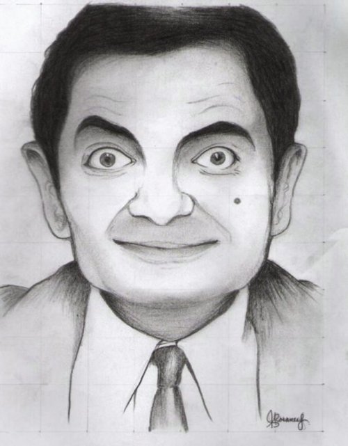 500x641 Realistic Human Face Drawing - Realistic Person Drawing