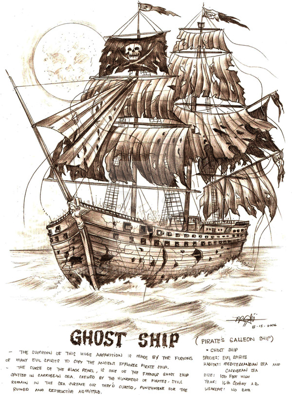 600x811 Realistic Pirate Ship Drawing - Realistic Pirate Ship Drawing