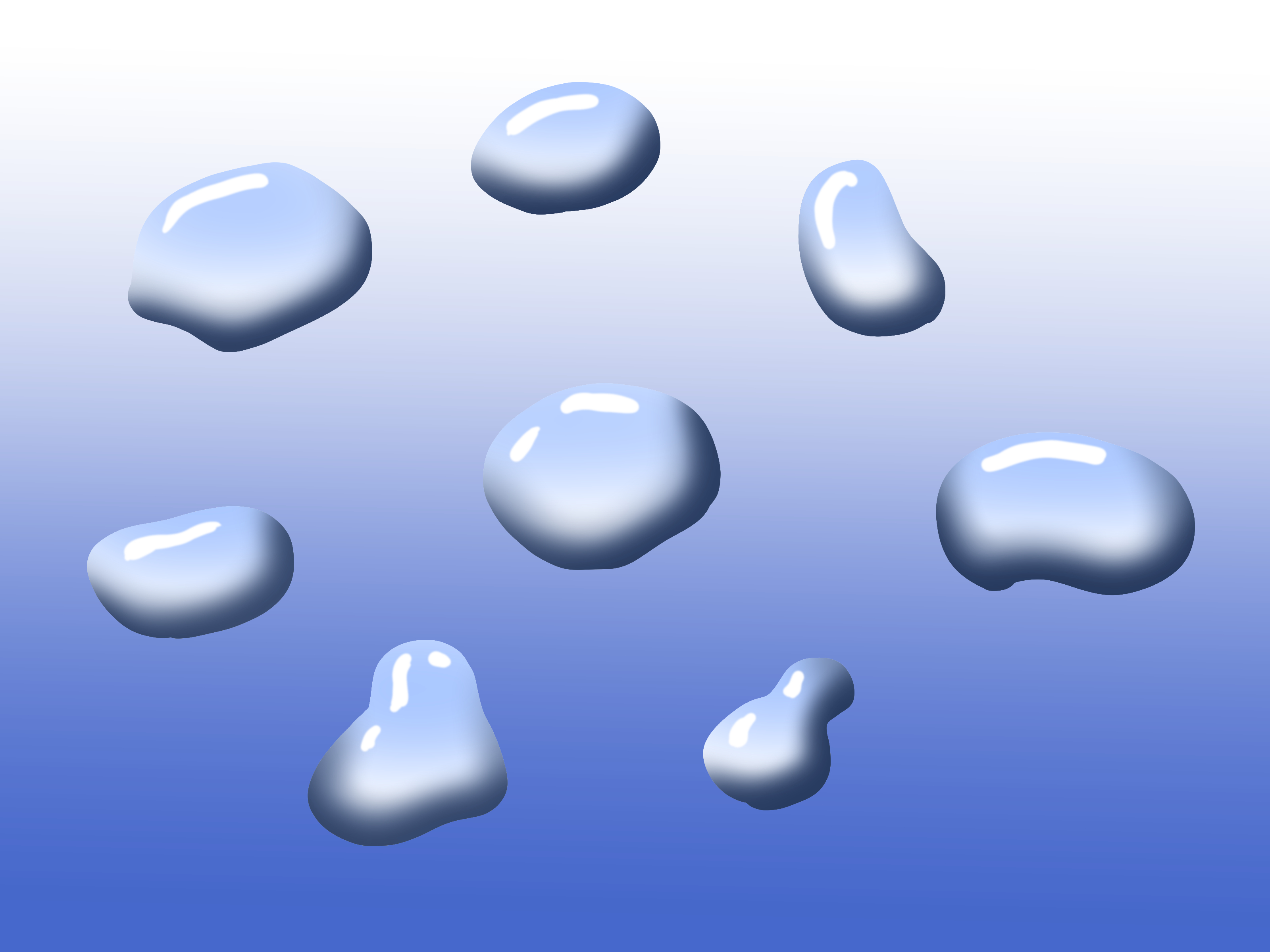 3200x2400 How To Draw Rain Drops Steps - Realistic Raindrop Drawing