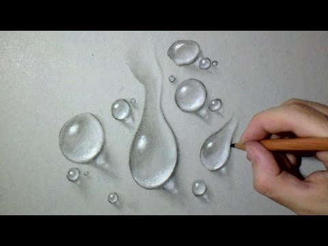 480x360 How I Draw Realistic Drops Of Water - Realistic Raindrop Drawing