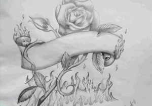 300x210 Realistic Heart With Flowers Drawing Drawings - Realistic Sacred Heart Drawing