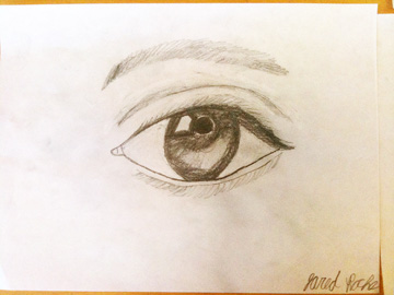 360x270 sacred heart art room drawing a realistic eye - Realistic Sacred Heart Drawing