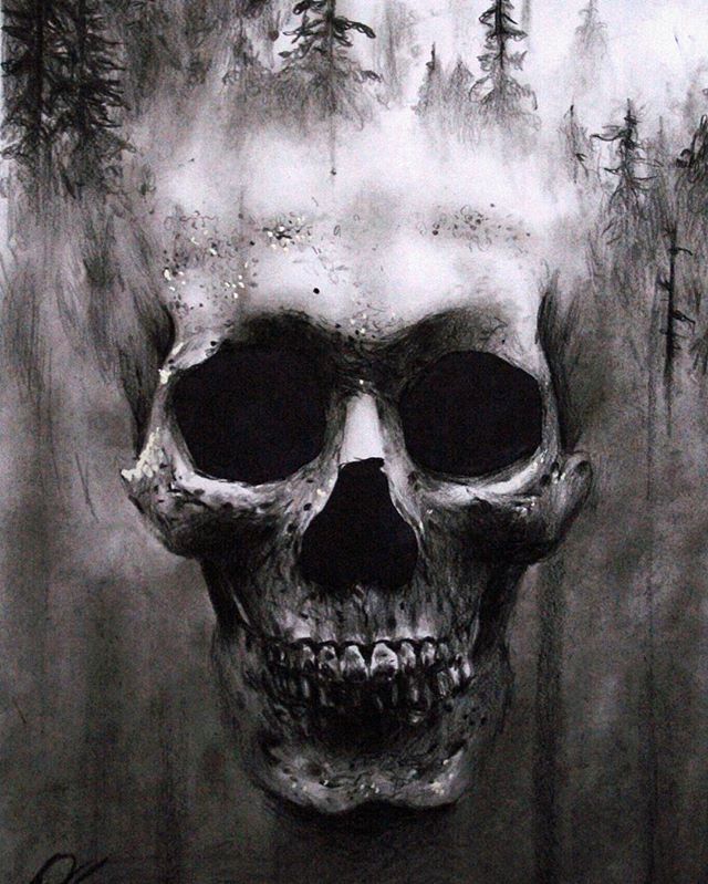 640x799 Drawings In Skull Tattoos, Hyper - Realistic Skeleton Drawing
