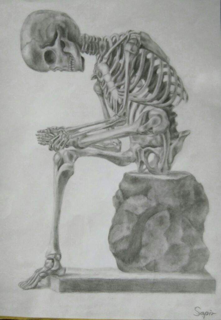 710x1024 Realistic Papyrus Drawing Undertale Amino - Realistic Skeleton Drawing