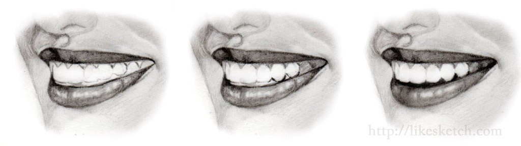 1024x287 how to draw the perfect smile like sketch - Realistic Smile Drawing