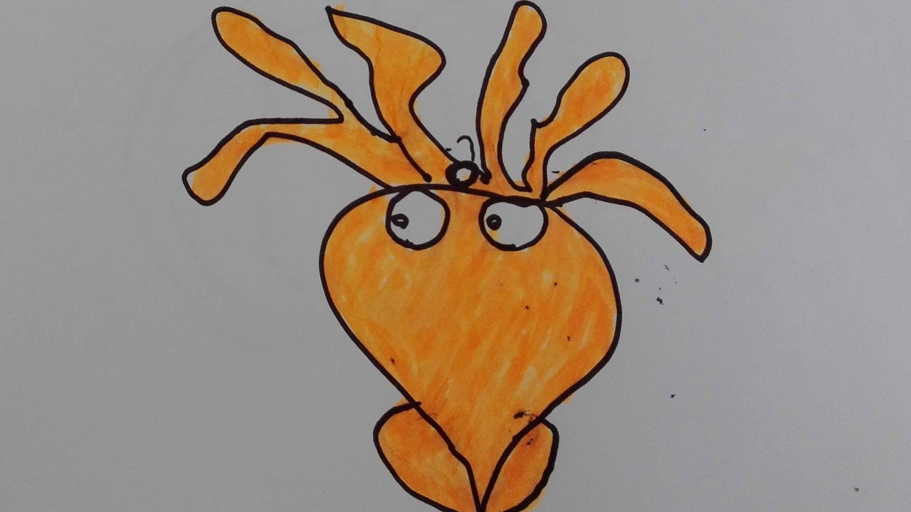 1280x720 How To Draw A Squid Draw A Giant Squid Step - Realistic Squid Drawing