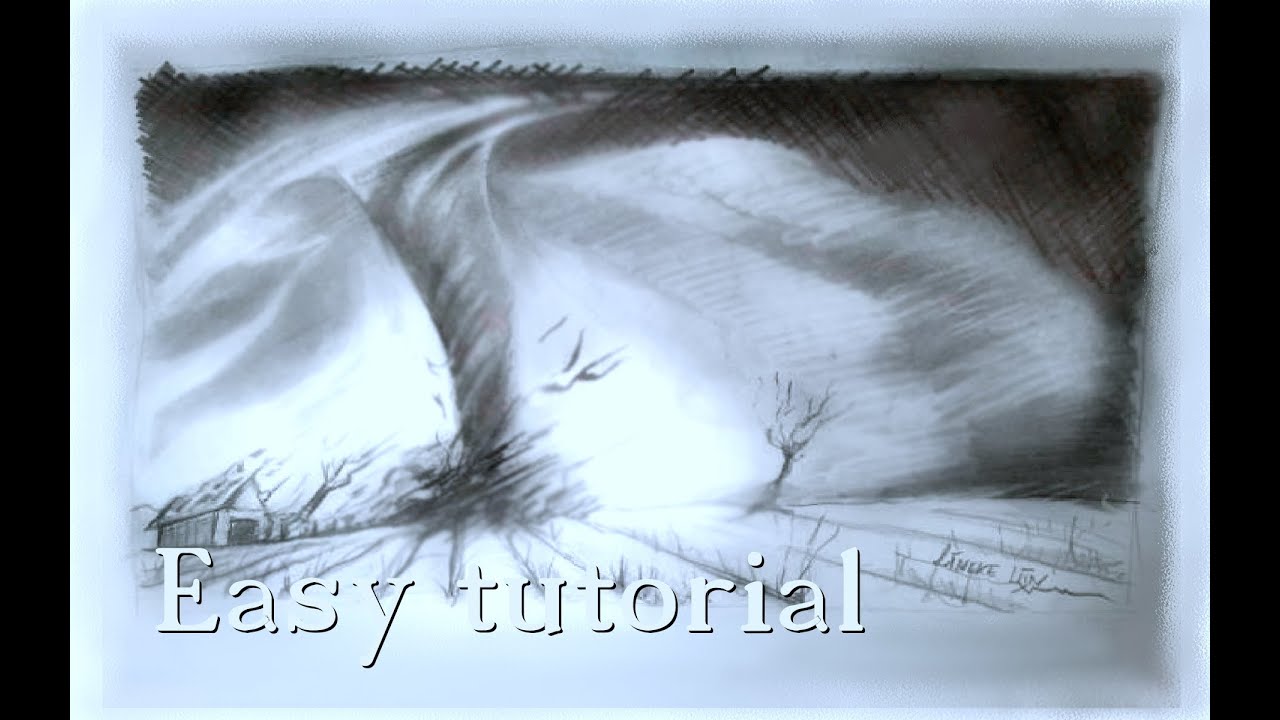 1280x720 Easy Tornado Drawing For Beginners - Realistic Tornado Drawing