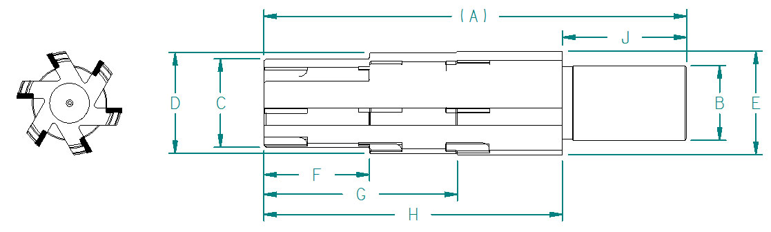 1117x336 quote step reamer - Reamer Drawing