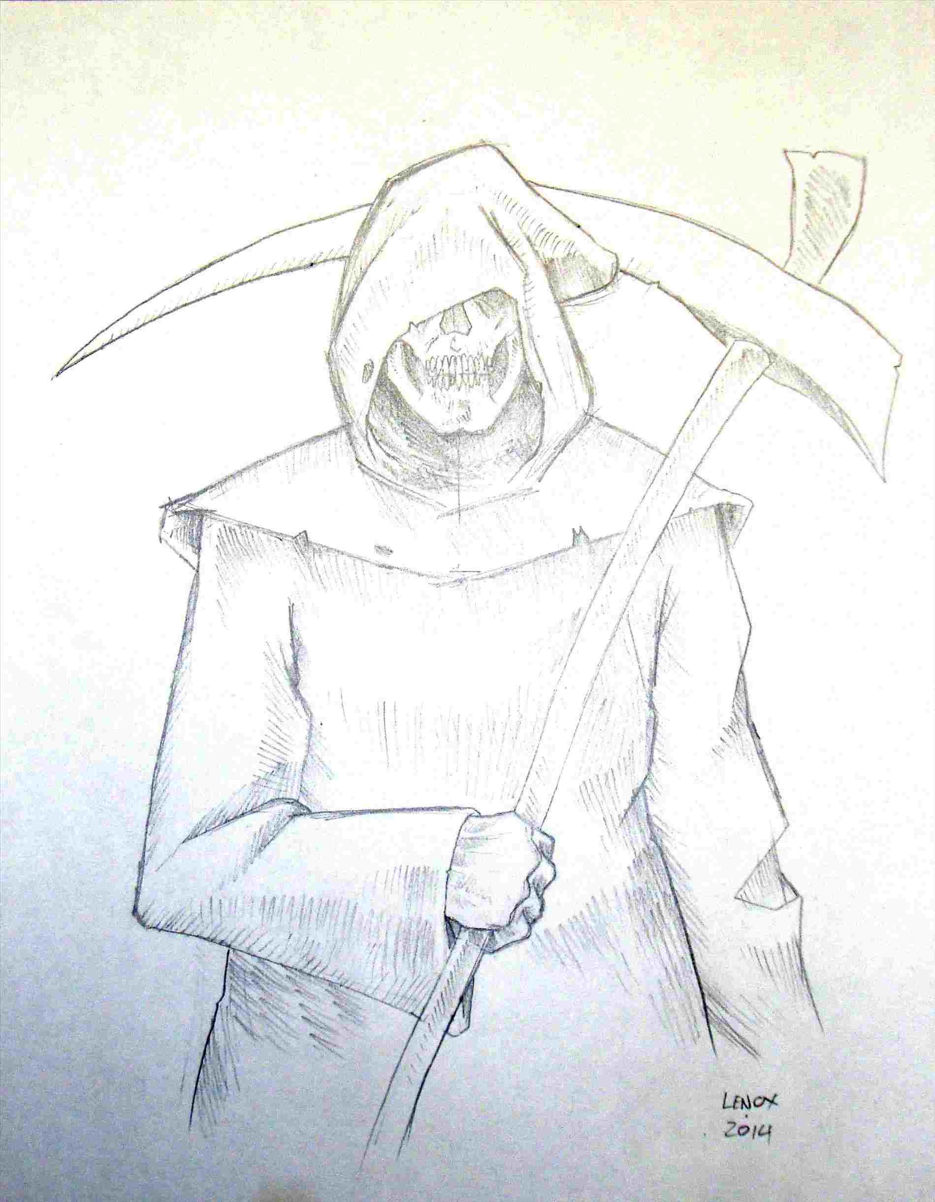 Reaper Drawing At Paintingvalley Com Explore Collection Of