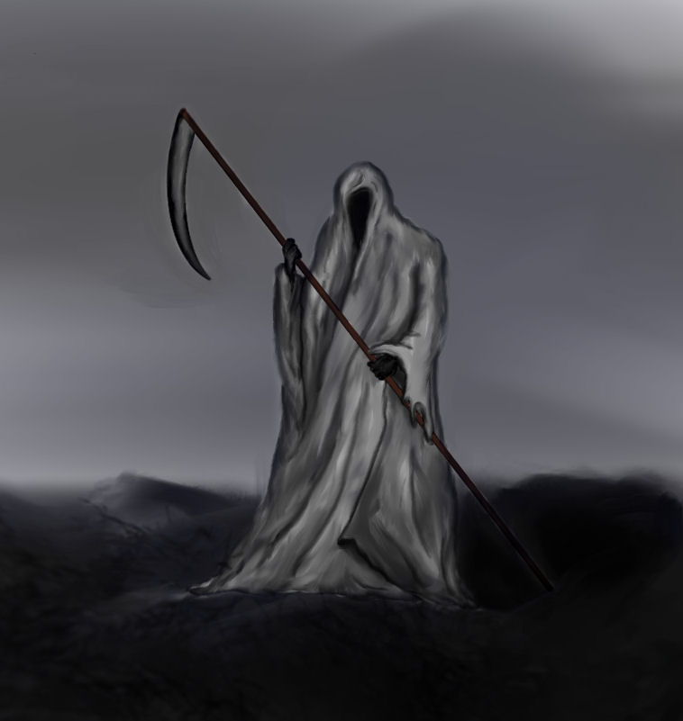 758x801 how to draw a grim reaper steps - Reaper Drawing.