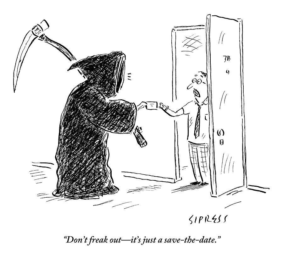 900x837 The Grim Reaper Is Seen Giving A Piece Of Paper Drawing - Reaper Drawing