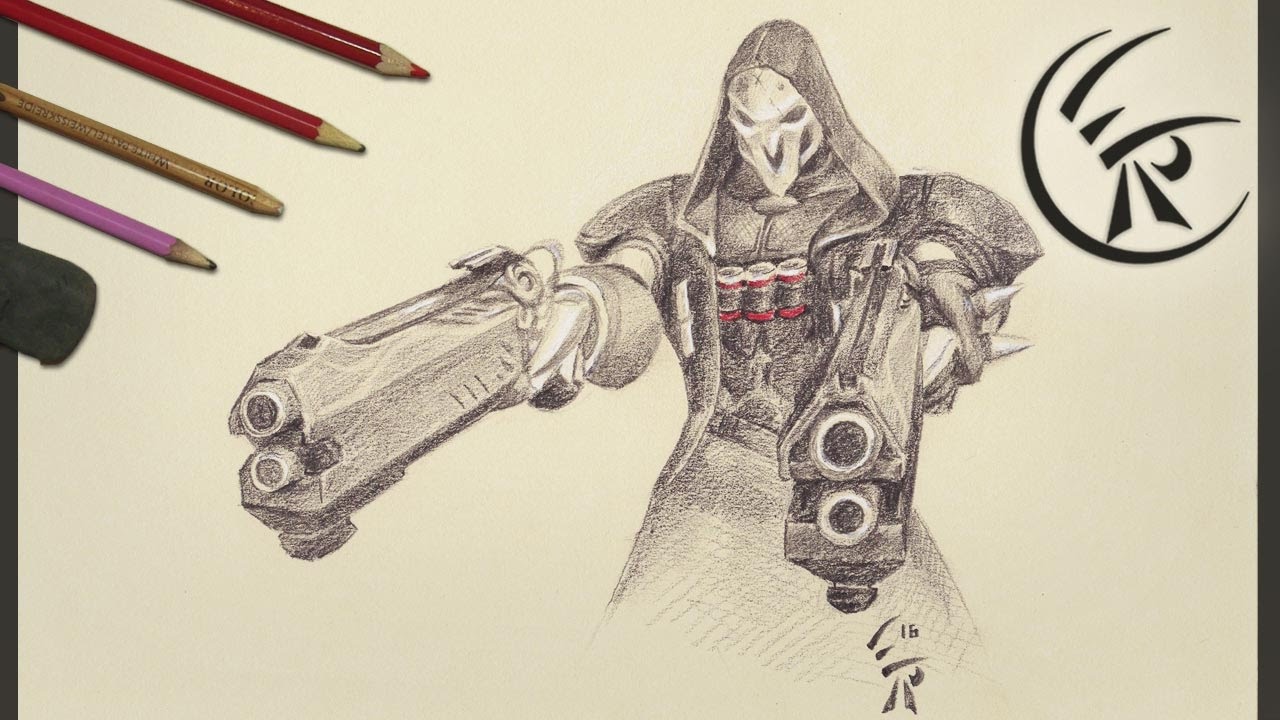 1280x720 Drawing Reaper Timelapse - Reaper Drawing
