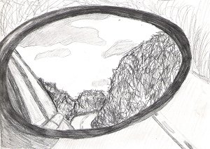 300x213 Livelsberger, Kristin - Rear View Mirror Drawing