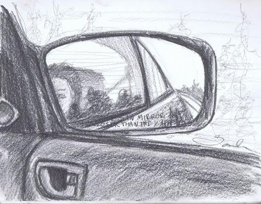 510x398 Rear View Mirror I Am Drawn To You - Rear View Mirror Drawing