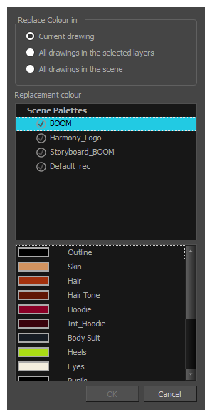 298x585 harmony premium documentation recolour drawings dialog box - Rec Drawings