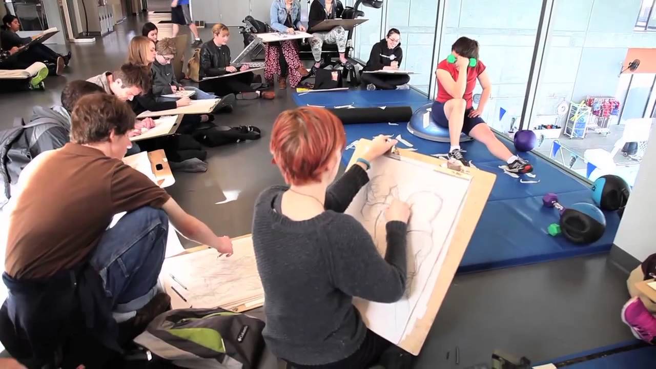 1280x720 Life Drawings In The Rec Center - Rec Drawings