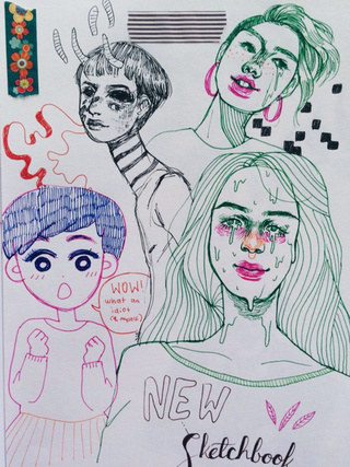 320x427 Rec Drawings On Paigeeworld Pictures Of Rec - Rec Drawings