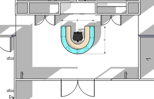 600x384 concept drawings arnold contract - Reception Drawing