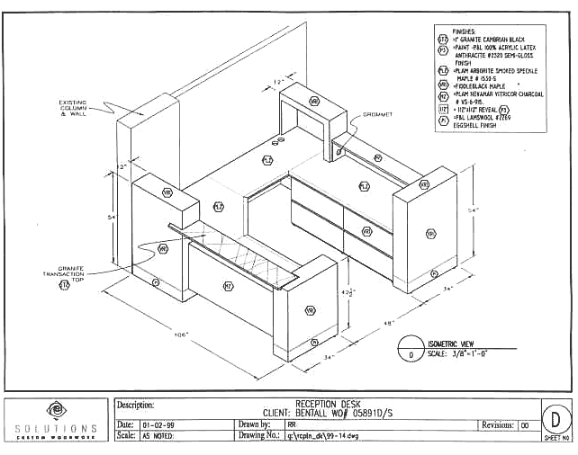 642x506 reception desk shop drawings buy in calgary - Reception Drawing