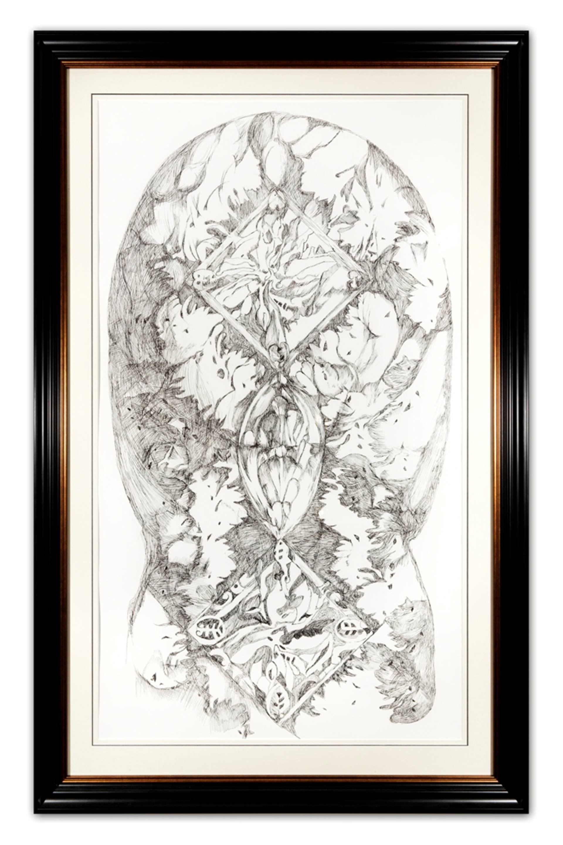 1920x2881 floral drawing - Recess Drawing