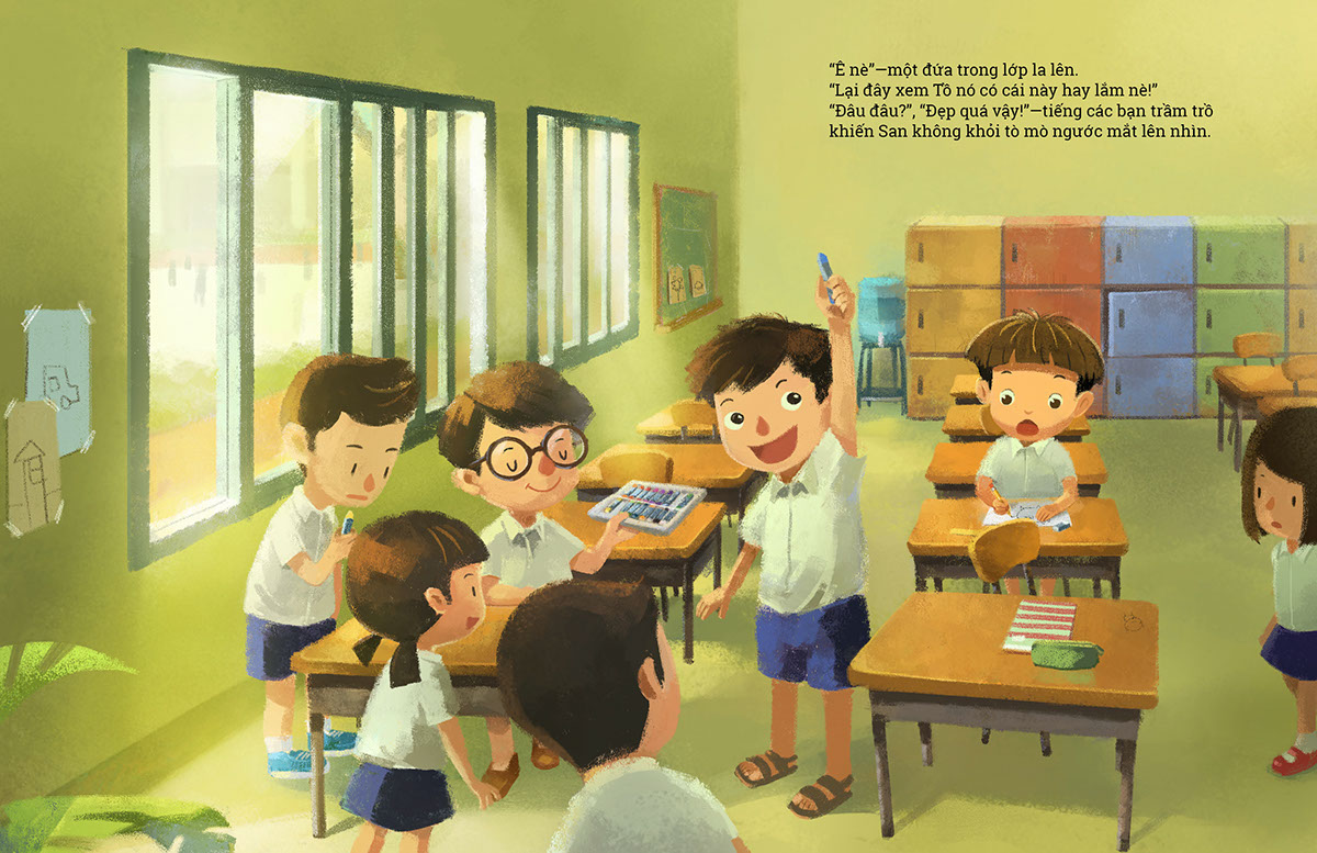 1200x777 san's world on behance - Recess Drawing