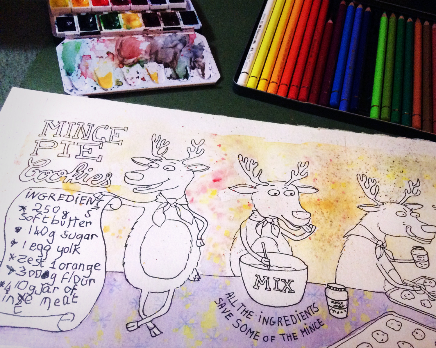 1500x1196 drawing animal characters in my illustrated recipes - Recipe Drawing