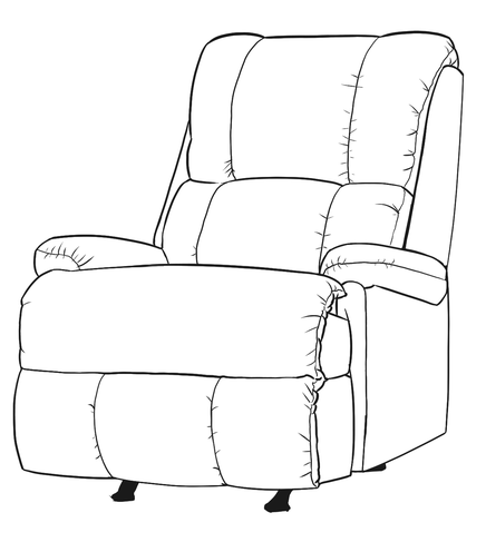 Recliner Drawing At Paintingvalley Com Explore Collection Of