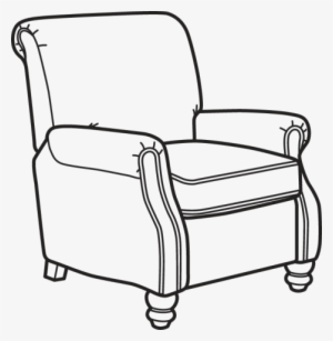 300x307 draw a recliner chair easy transparent png - Recliner Drawing