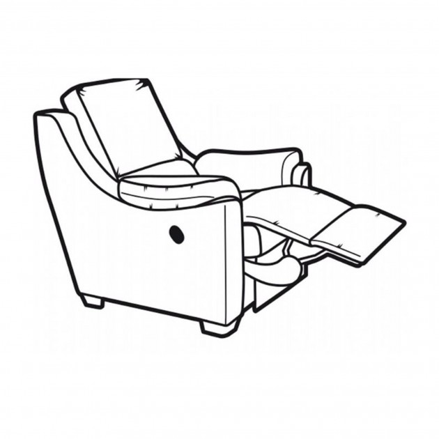 630x630 parker knoll albany lifestyle armchair manual recliner with lever - Recliner Drawing