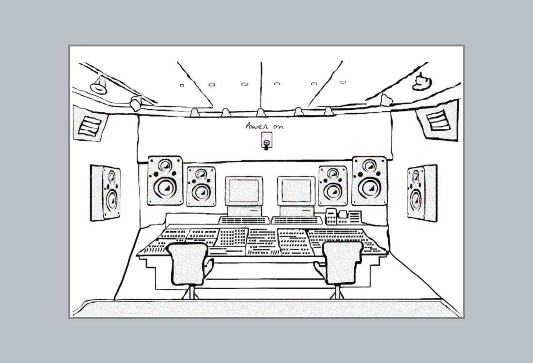 Recording Studio Drawing at Explore collection of