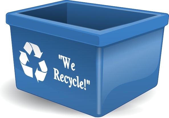 593x415 aj recycling bin clip art free vector in open office drawing - Recycle Bin Drawing