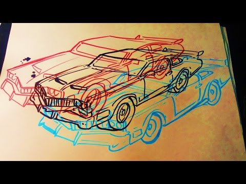 480x360 drawing blue an red oldmobile - Red And Blue Drawing