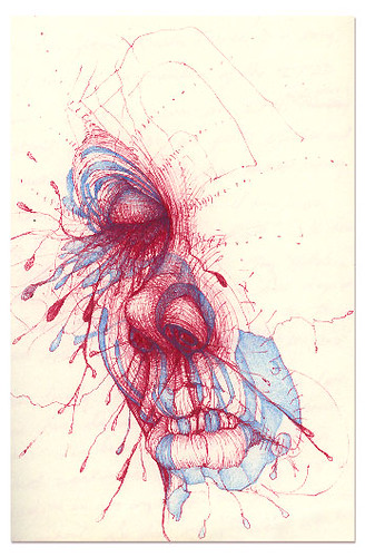 328x500 Drawing Of The Day - Red And Blue Drawing