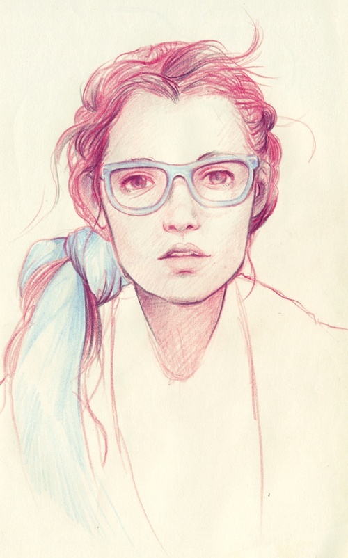 Red And Blue Drawing at PaintingValley.com | Explore collection of Red ...