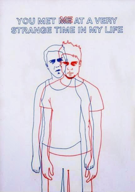 430x611 Unit X - Red And Blue Drawing