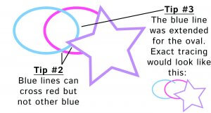 300x161 Diy Hand Drawn Pictures - Red And Blue Drawing