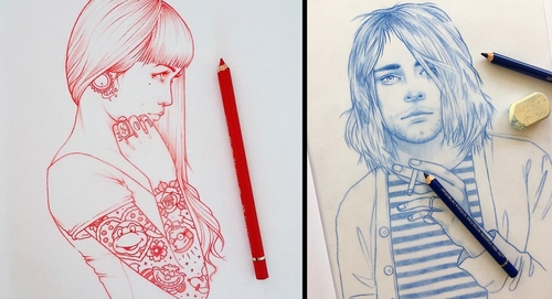 500x271 design stack a blog about art, design and architecture blue red - Red And Blue Drawing