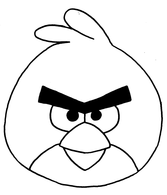 550x642 How To Draw The Red Angry Bird How To Draw That Rocks That Rock - Red Angry Bird Drawing