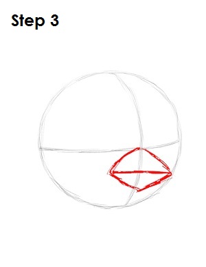 300x388 How To Draw Angry Birds - Red Angry Bird Drawing