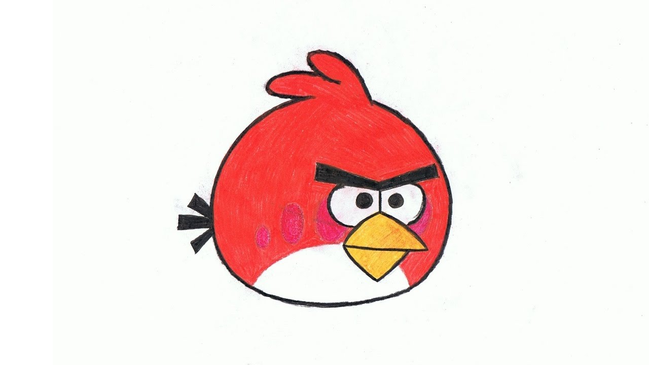 Как рисовать angry birds